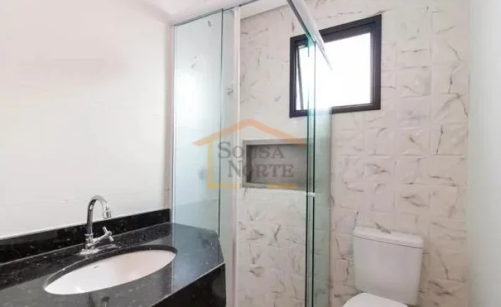 Imagem Apto 2 dormitórios, sacada, sala, cozinha, banheiro, área de serviço, sem vaga. 43m².
Acabamento...