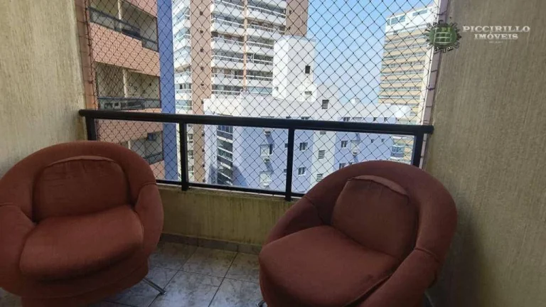 Imagem Apartamento com 2 dormitórios para alugar, 57 m² por R$ 2.700,02/mês - Aviação - Praia Grande/SP