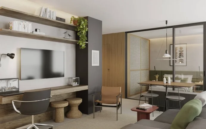 Imagem Apartamento Garden à venda em São Paulo, Santo Amaro, com 1 quarto, 37,48m2