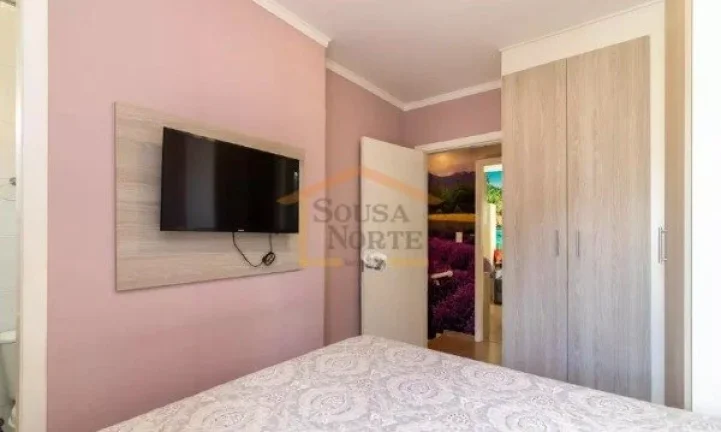 Imagem Casa em condomínio fechado com 62 m², 2 dormitórios, sendo 2 suítes, 3 banheiros, sala, cozinha ...