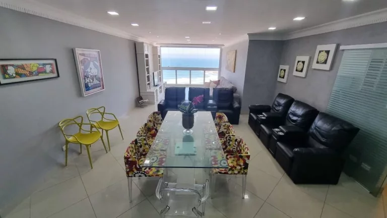 Imagem Apartamento com 4 dormitórios à venda, 180 m² - Pitangueiras - Guarujá/SP