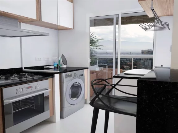 Imagem Apartamento com 1 dorm, Boqueirão, Praia Grande - R$ 400 mil, Cod: 2375