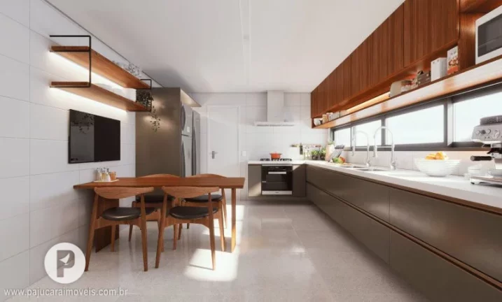 Imagem 04 suítes [153m²] ÷ em 100 meses, a 100m da Praia de Jatiúca