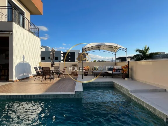 Imagem Casa Sobrado, 4 Dormitórios( 4 suítes), Residencial Jaguary, Urbanova, Sjc.