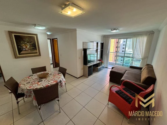Imagem Apartamento com vista mar, 2 quartos à venda, 70 m² por R$ 1.100.000 - Meireles - Fortaleza/CE