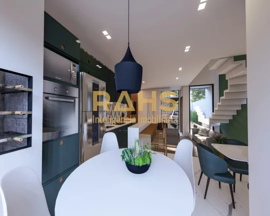 Imagem Sobrado Alto padrão em Construção a venda com 113,15 m² de área construída, 1 suíte e 2 quart...