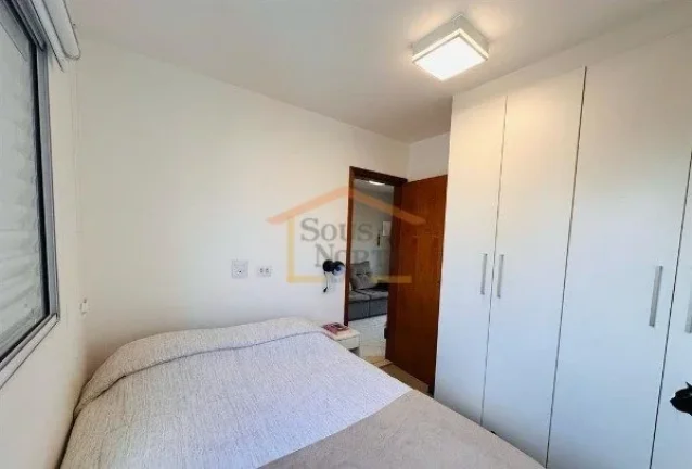 Imagem Apto 2 dormitÃ³rios, sala integrada Ã  cozinha, Ã¡rea de serviÃ§o, banheiro, 1 vaga de garagem. 40mÂ...