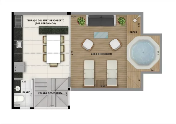 Imagem COBERTURA RESIDENCIAL em Santo André - SP, Jardim
