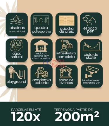 Imagem Imóveis Belém vende - Lote em Condomínio Fechado