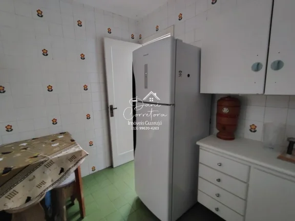 Imagem Apartamento frente mar com linda vista lateral de 2 Quartos em Pitangueiras, Guarujá-SP: 2 Salas, 2 Banheiros, 1 Vaga de Garagem, 75m².