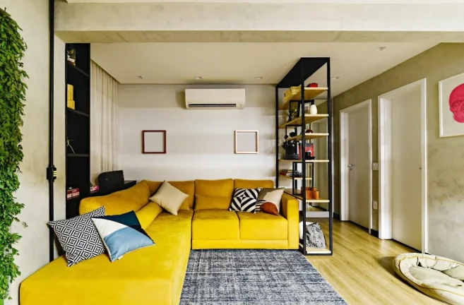 Imagem Apartamento 76M², 2Q, 1 Suíte, 2 Banheiros, 1 Vaga, 1 Depósito, Academia, Piscina Adulto, Infantil e Coberta, Sauna, Churrasqueira, Salão de Festas.