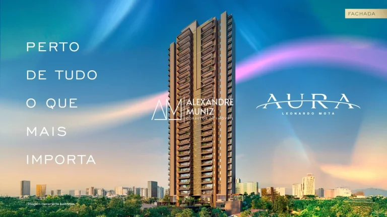 Aura Leonardo Mota, apartamentos à venda na Aldeota, Fortaleza-CE.