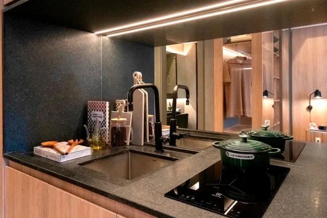 Imagem Studio à venda em São Paulo, Brooklin Paulista, com 1 quarto, 45,12m2