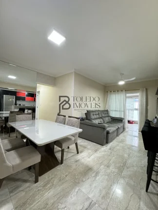Imagem Apartamento amplo com 81m², 02 dormitórios com suite, planejado, sacada gourmet e andar alto