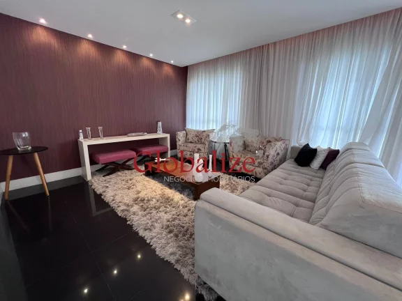 Imagem Apartamento à venda com 189m², 4 quartos, 2 suítes, 3 vagar e lazer completo por R$2.500.000,00 na Ponta da Praia em Santos