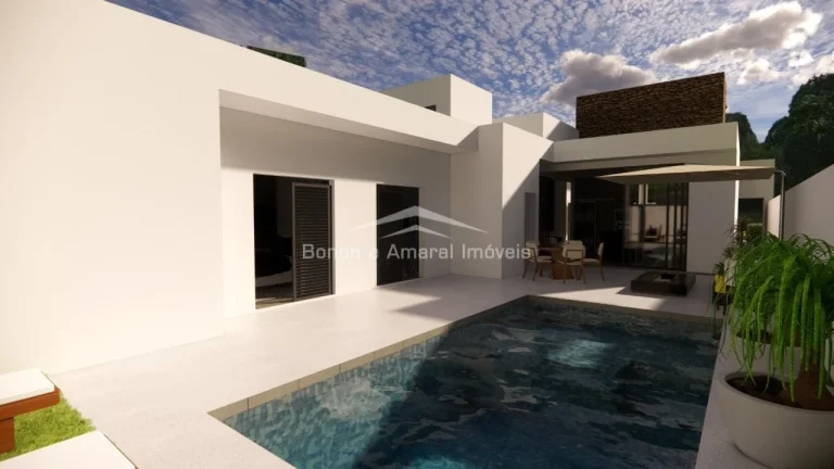 Imagem Excelente casa térrea em condomínio fechado com 234 m² construídos em terreno de 390 m². Condom...