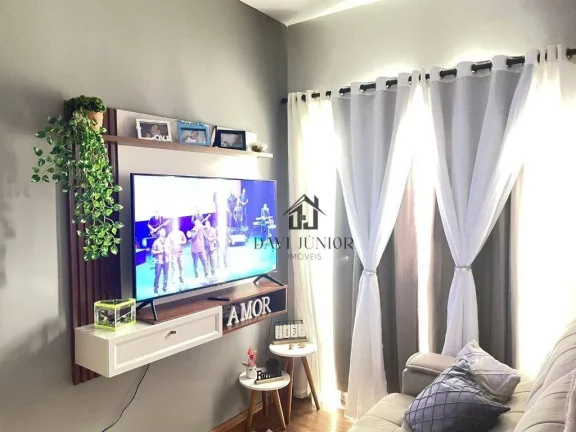 Apartamento com 2 dormitórios à venda, 49 m² por R$ 315.000,00 - Caguaçu - Sorocaba/SP