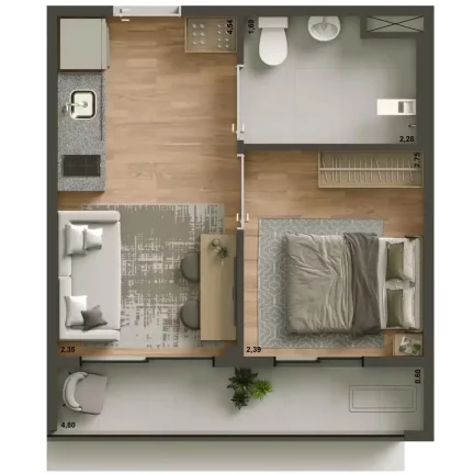 Imagem Apartamento com 1 Quarto à Venda, 28 m² em Pinheiros - São Paulo