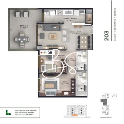 Imagem APARTAMENTO RESIDENCIAL em PORTO ALEGRE - RS, JARDIM BOTÂNICO