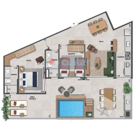 Imagem Cobertura Duplex à venda 3 Quartos 2 Suites 2 Vagas 200.4M Tijuca Rio de Janeiro - RJ | Ornato Tijuca