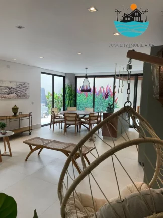 Imagem Casa em condomínio para venda em Juquehy, Aluguel de tempoarda, com 5 suítes, 395m² de área, 300m da praia, max 12 pessoas | Juquehy Imobiliária