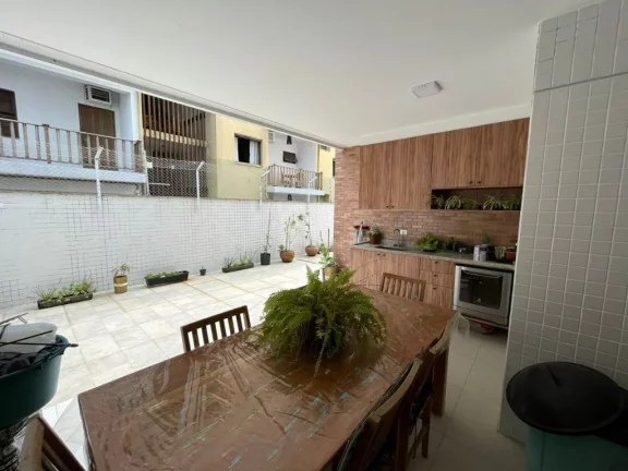 Imagem Apartamento com 3 dormitórios à venda, 105 m² - Tombo - Guarujá/SP