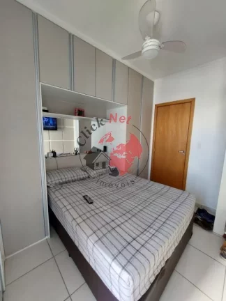 Imagem Apartamento Mobiliado ,65m², 2 dormitórios sendo 1 suíte ,Sacada Grill, 1 vaga. bairro Aviação, Praia Grande