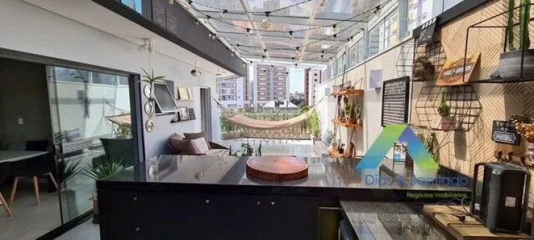 Imagem Cobertura 188 metros, DESIGNER MODERNO 3 dormitórios, 2 vagas excelente localização e valor !