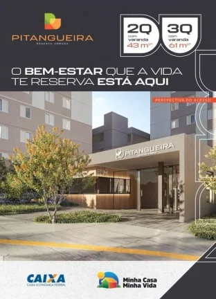 Imagem RESERVA URBANA Pitangueira - Apartamento 2 E 3Q C/ Suíte De 43 E 61m²