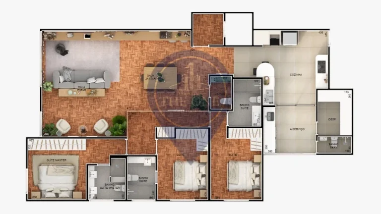 Imagem Luxuoso apartamento de 3 quartos com 3 suítes e 2 vagas no Jardim Paulista, São Paulo - SP: confira essa oportunidade única!