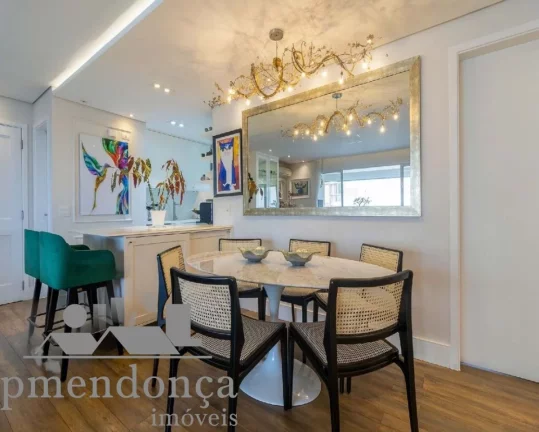Imagem Apartamento 128m² , 3 suites e 3 vagas, com vista permanente para o Parque da Agua Branca