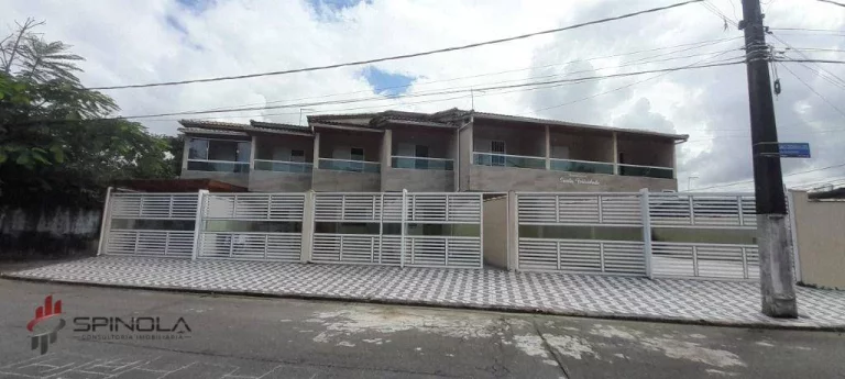 Imagem Sobrado com 2 dormitórios à venda, 78 m² por R$ 450.000,00 - Vila Caiçara - Praia Grande/SP