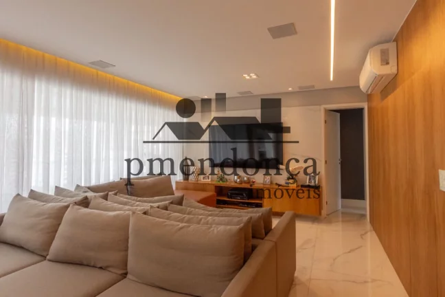 Imagem Belíssimo apartamento em Perdizes com 3 suites e 4 vagas, 172m² mobiliado.