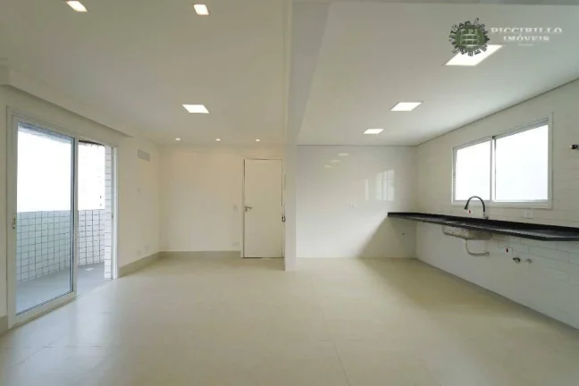 Imagem Cobertura com 3 dormitórios à venda, 145 m² por R$ 1.100.000,00 - Vila Guilhermina - Praia Grande/SP