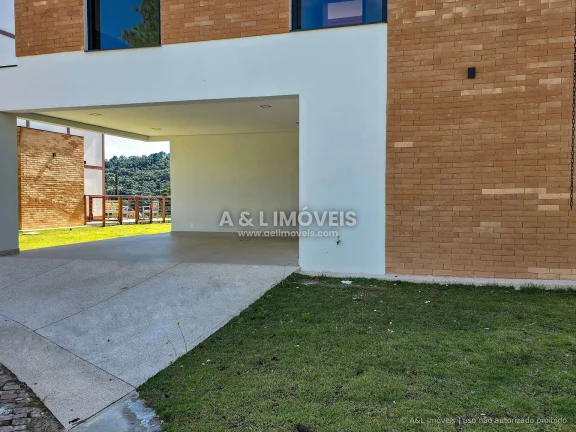 Imagem Residência 4 Suítes Nova com Vista Panorâmica em Condomínio Fechado Capivar