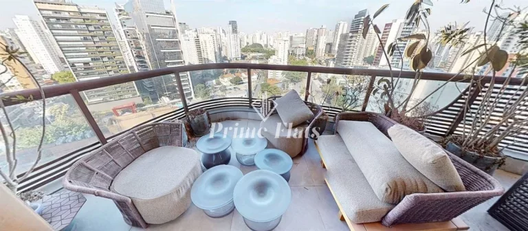 Imagem Flat disponível para locação no Cyrela by Pininfarina no Itaim Bibi, com 98m², 1 dormitório e 1 vaga