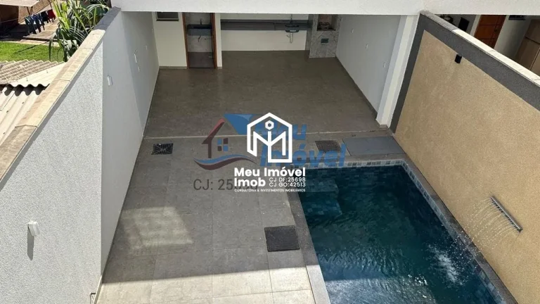 Imagem Sobrado Bairro Mandu lI Luziânia 3 Quartos 1 Suíte 3 Vagas 322m² Varanda Piscina