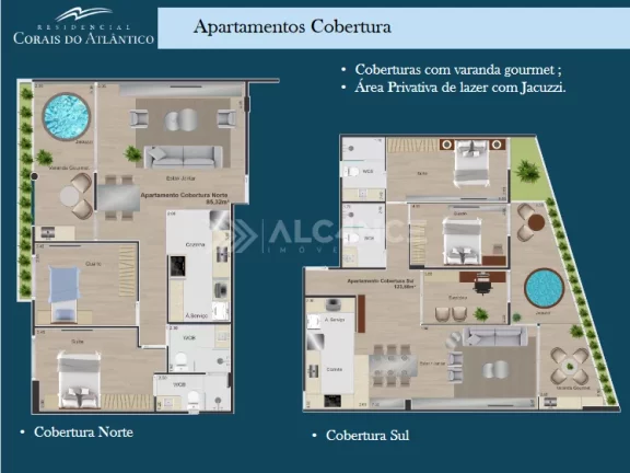 Imagem Apto - 3 Quartos - 1 Suíte - 85,77 m² - Intermares, Cabedelo/PB