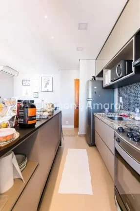 Imagem Apartamento com 2 quartos, sendo 1 suíte, 1 lavabo, cozinha estilo americano, com móveis planejado...