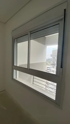 Imagem Apartamento 31 M², 1Q, 1 banheiro, 1 lavabo, ampla varanda, 1 vaga, rooftop com vista para Jockey, academia, piscina, salão de festas, lounge.