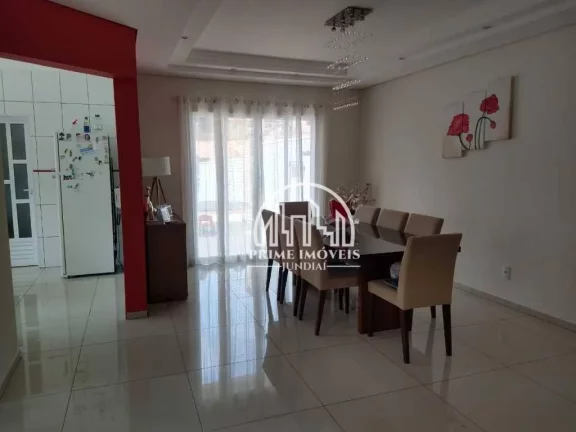 Imagem Lindo sobrado de 287m² AC c/ área gourmet + piscina + bangalô + suíte c/ hidro - Excelente localização! Jardim Caçula, Jundiaí/SP
