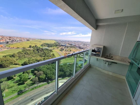 Imagem Apartamento vista parque ecológico com 3 dormitórios à venda, 86 m² por R$ 996.000 - Edifício Le Jardin - Indaiatuba/SP