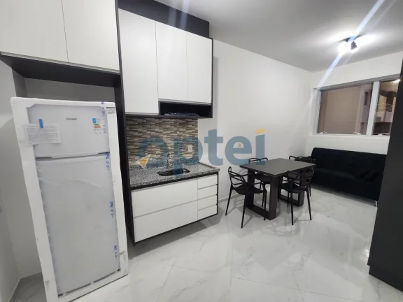 Imagem Loft de 37m2 com 1 dormitório para alugar no Marco Zero Mix Residence na Avenida Kennedy 1230- Jardim do Mar