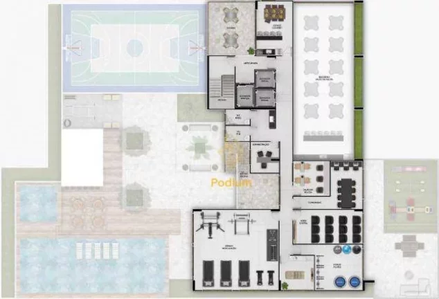 Imagem Apartamentos com varanda / sacada gourmet a poucos minutos da praia no Brisamar - AP0119