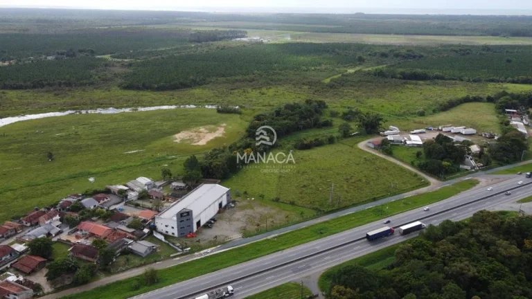 Imagem Aluguel - Area Industrial Com Casa Sobre Br 101, Araquari