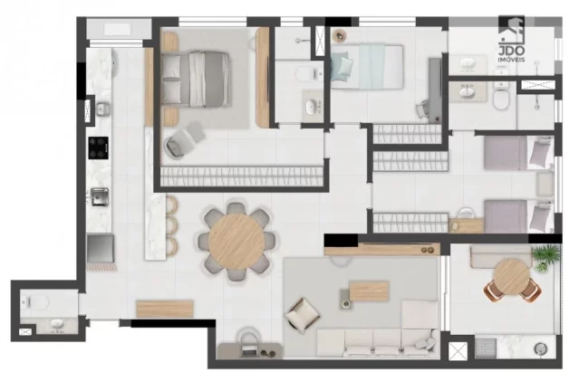 Imagem Apartamento a Venda no bairro Água Verde - Curitiba, PR