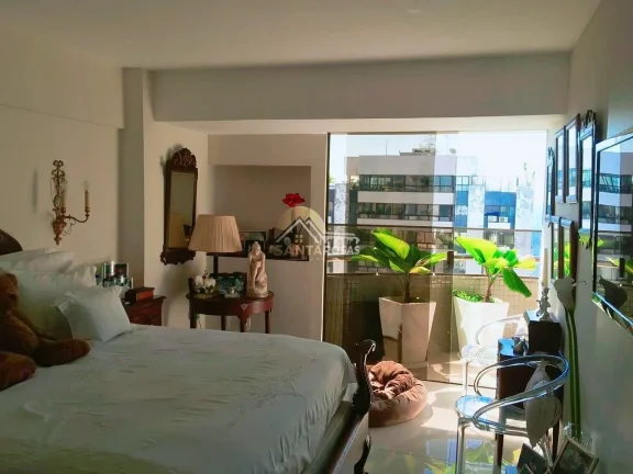 Imagem Vitória Salvador: cobertura duplex 256 m² com salas amplas, 3 suítes, escritório, piscina com deck
