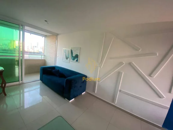 Imagem Apartamento semi-mobiliado com varanda/ sacada no Bessa - AP0294