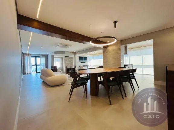 Imagem Apartamento mobiliado com 287 m² a venda por R$ 4.490.000 Alphaville/SP