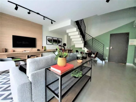Imagem Apartamento duplex decorado e mobiliado no Itacema Project.
